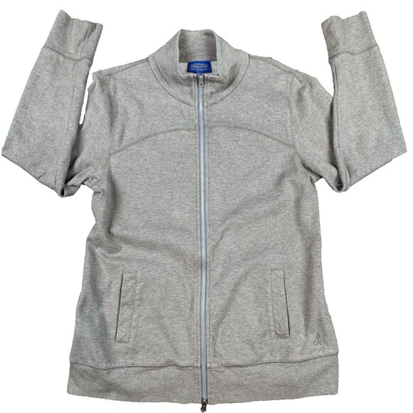 Pendleton Jacket Women's Large Casual Full Zip Mock Neck Heather Tan Pockets - Picture 1 of 7